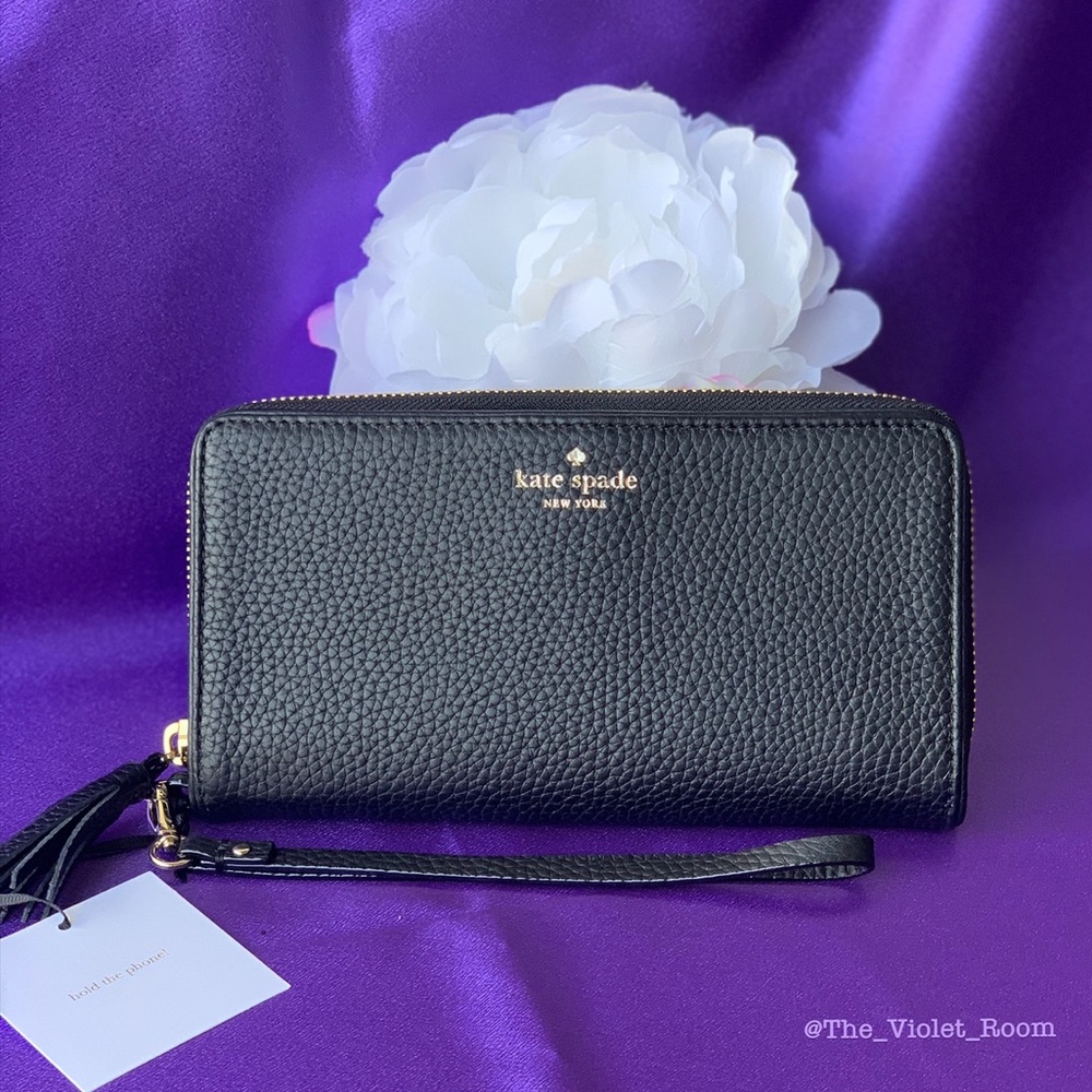 ▪️KATE SPADE▪️Black Chester Street Wallet/Wristlet - Picture 3 of 8